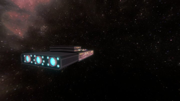 Space Craft Finished 3D Model