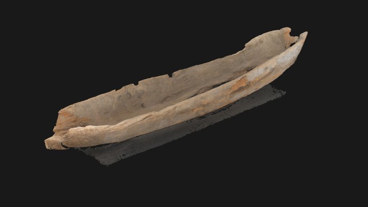 canoa monóxila MAPI 3D Model
