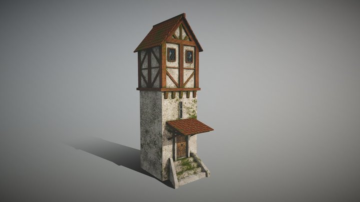 Medieval House 1 3D Model