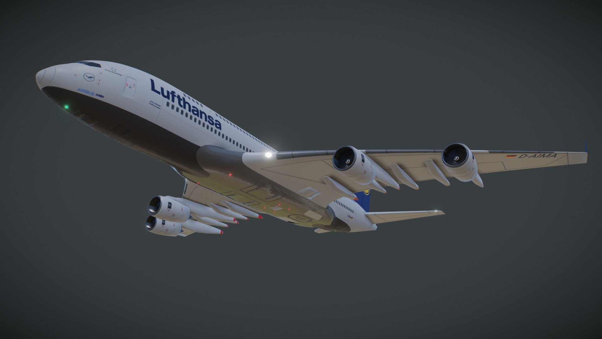 3D model Airbus A380
