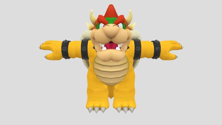 Bowser (Mario Kart 8 Deluxe) 3D Model