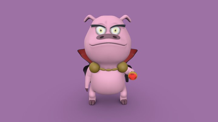 Chuckles el Cerdito 3D Model