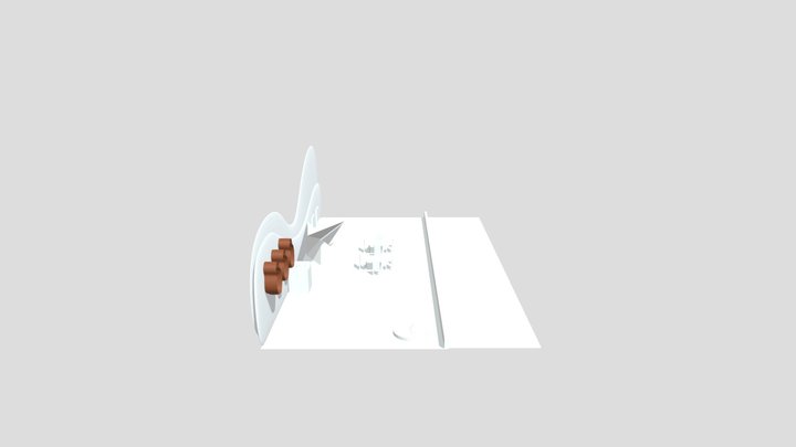 stand de juegos 3D Model