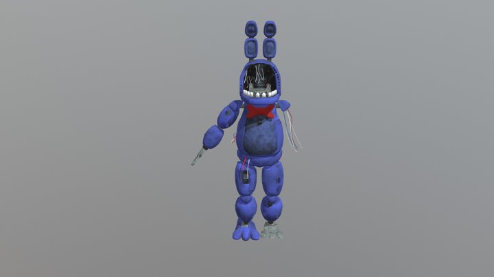 Withered-bonnie-fnaf-2 3D Model