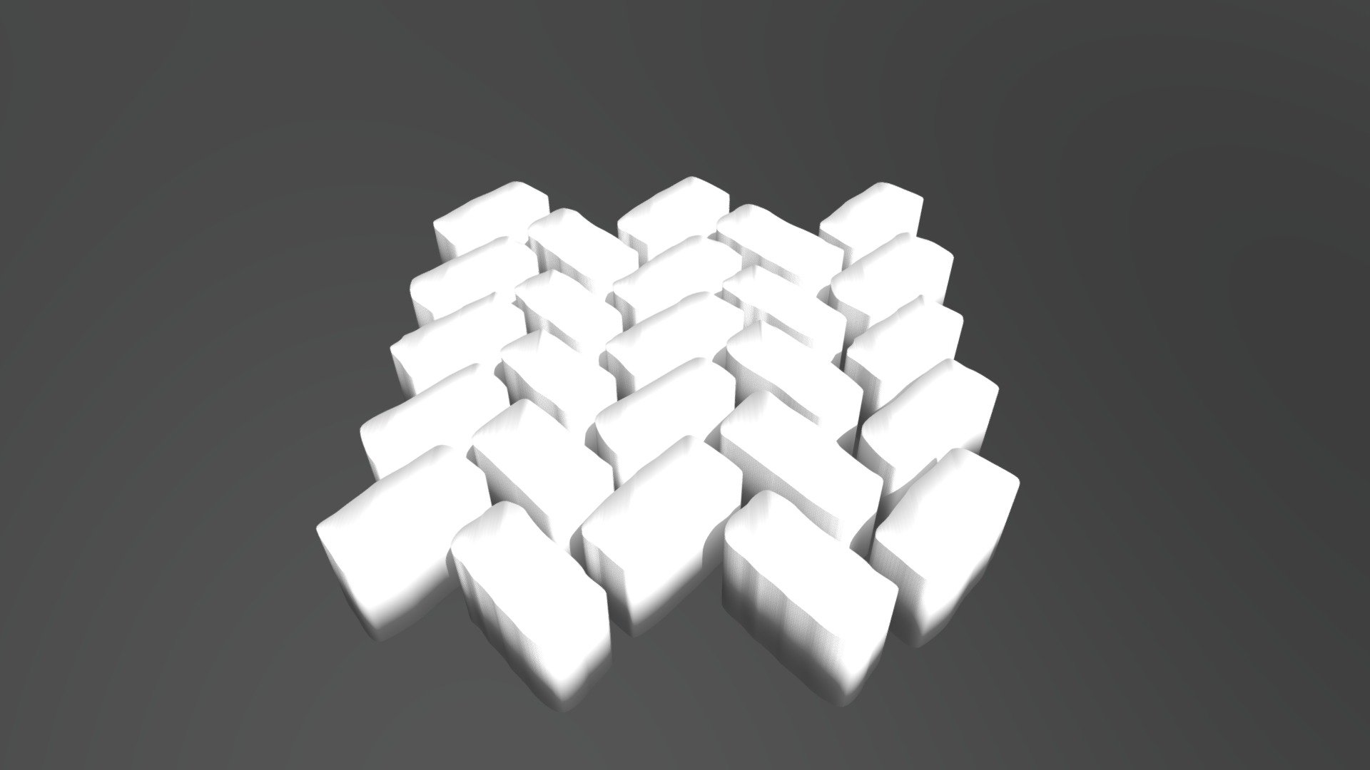 Cobblestone: Herringbone - Narrow Side Up WJ