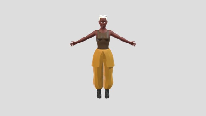 Naomi Clothes Test Smokejumper 3D Model