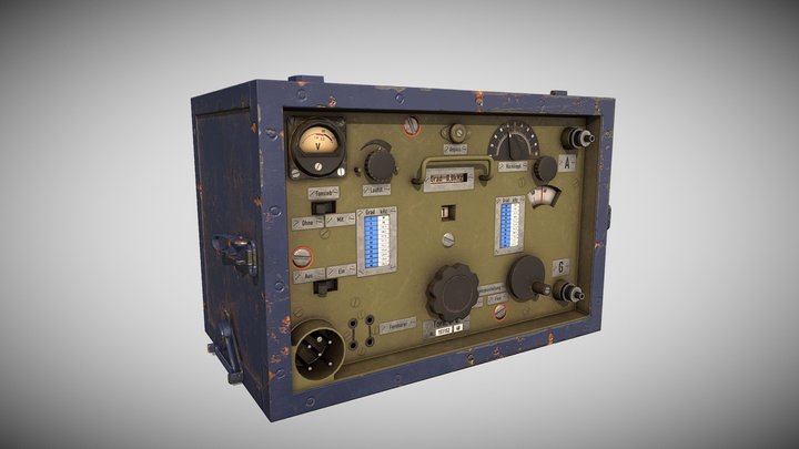 Tornister-Empfaenger Berta 3D Model