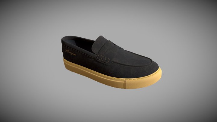 loafer_blue - copy 3D Model