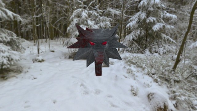 Wolfskopfmedallion 3D Model