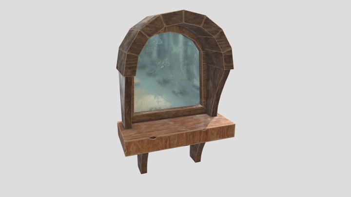 Wooden window 3D Model