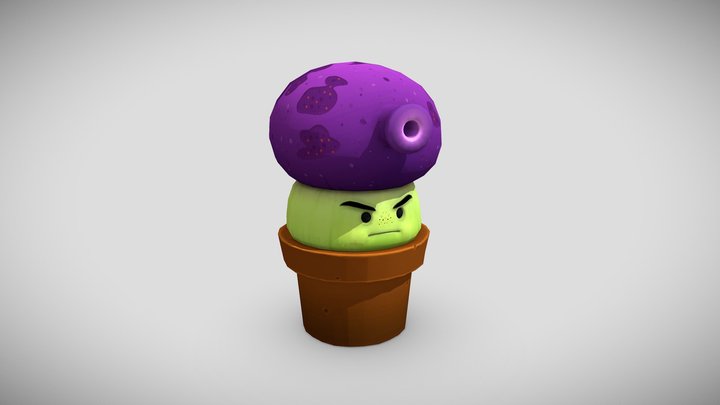 Fume-Shroom - PVZ Garden Warfare 2 – Modelo 3D gratuito STL