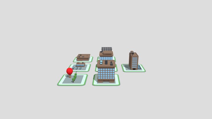 City – Modèle 3D gratuit STL