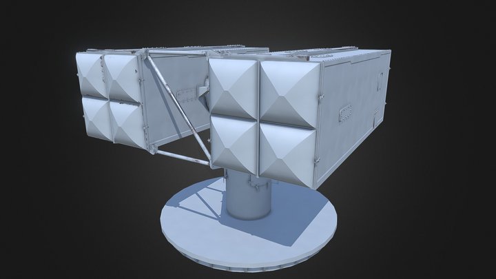 RIM-7 Sea Sparrow PBR 3D Model
