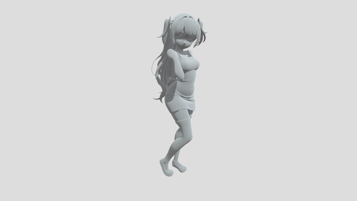 test girl 3D Model