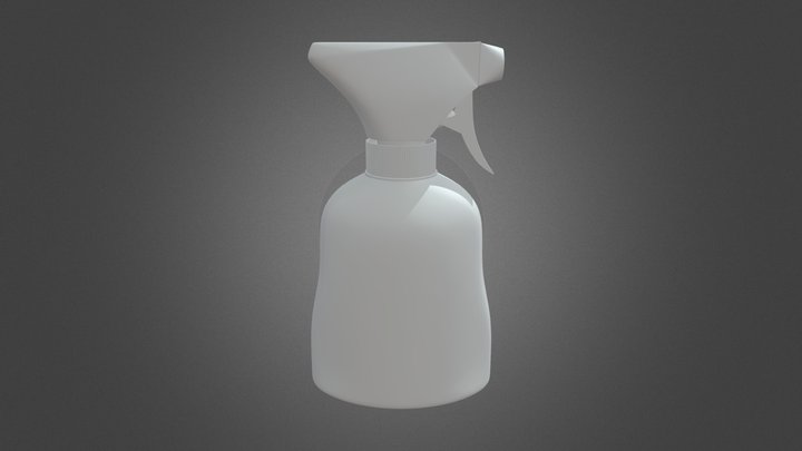 Sonnencreme Flasche 3D Model
