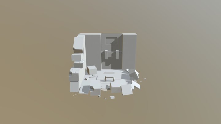 dungeon trapdoor 02 3D Model