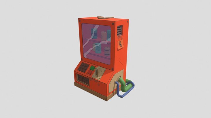 Vending Machine 3D Model