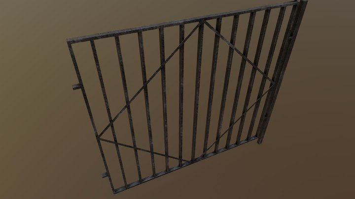 Moscow Fence 02 3D Model