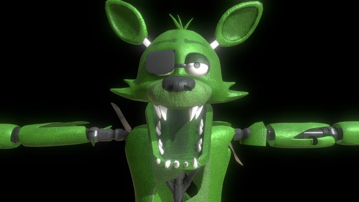 Fox4 (Now rigged) 3D Model