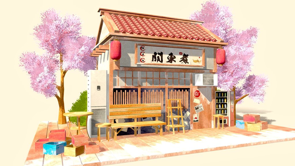 Japanese-Anime-Stylized - A 3D model collection by Nicholas-3D ...
