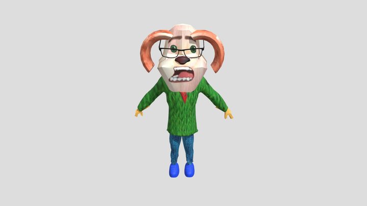 Новый дед из пять ночей с тимохой 3D Model