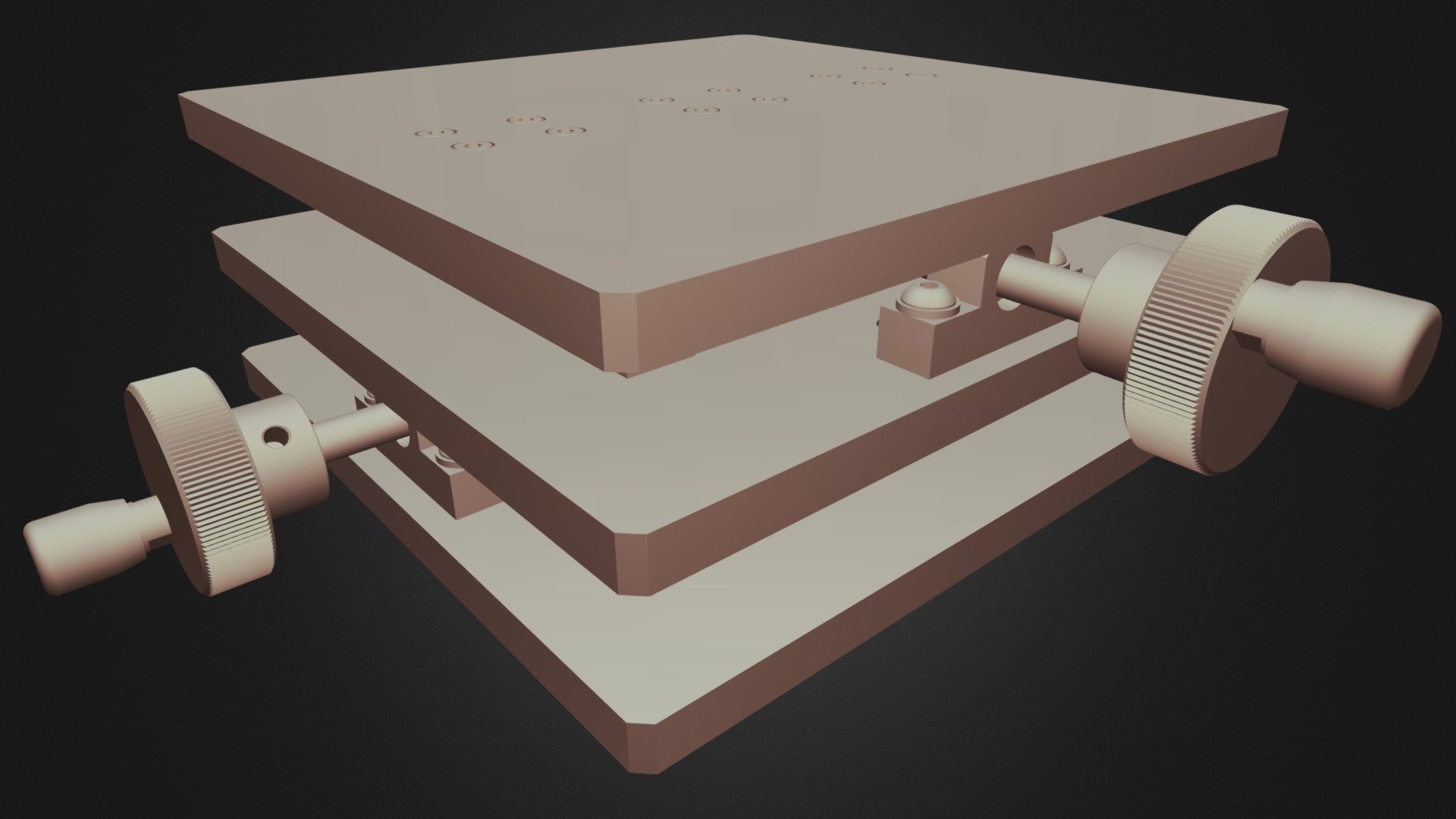 Custom Manual XY Table Buy Royalty Free 3D model by MR.AnyCAD