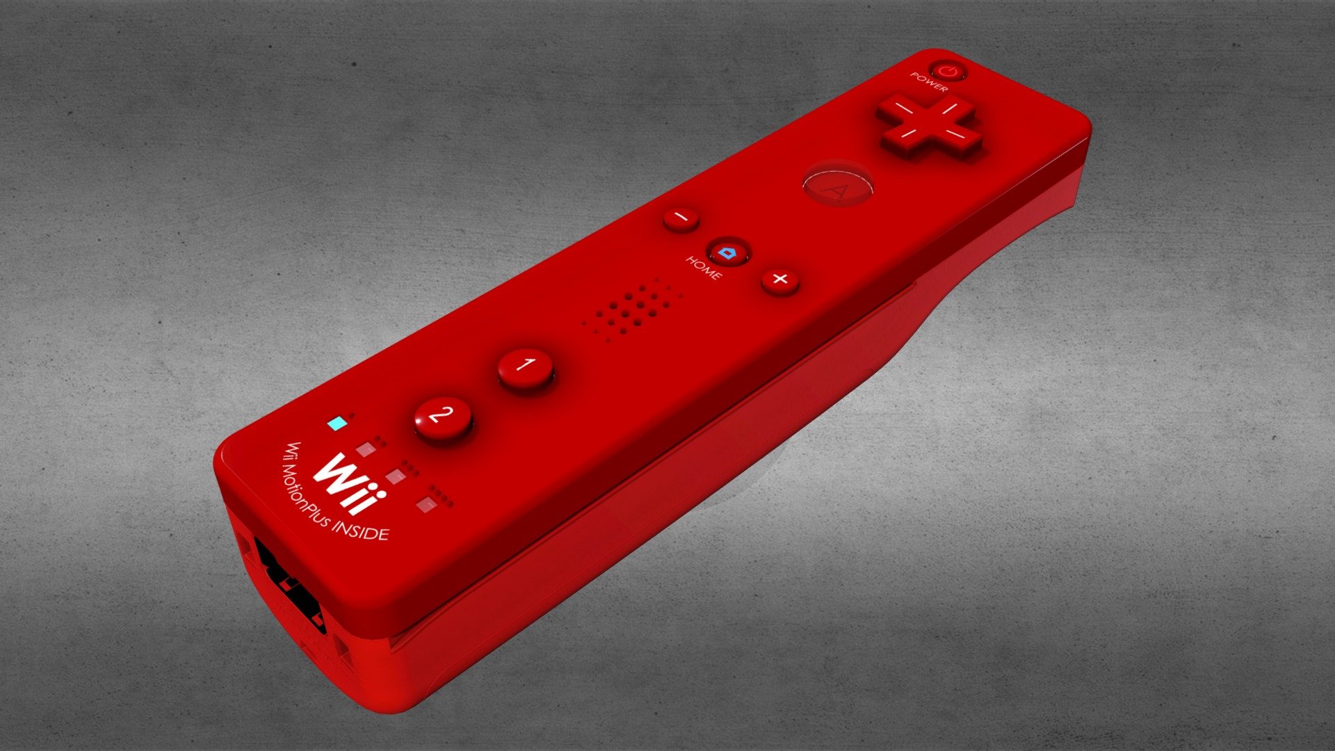 Nintendo™ Wii Remote (Red-Original Edit)