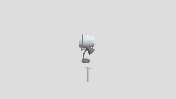 Lo Poly 3 Objects 3D Model