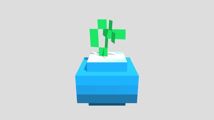 blue fruit 3D Model