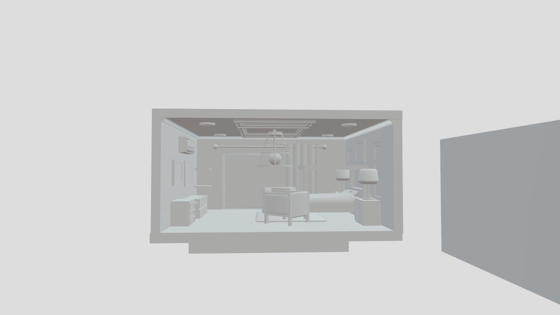 Bed Room 3D Model - Download Free 3D model by NK DYNAMIC (@nkdynamic ...
