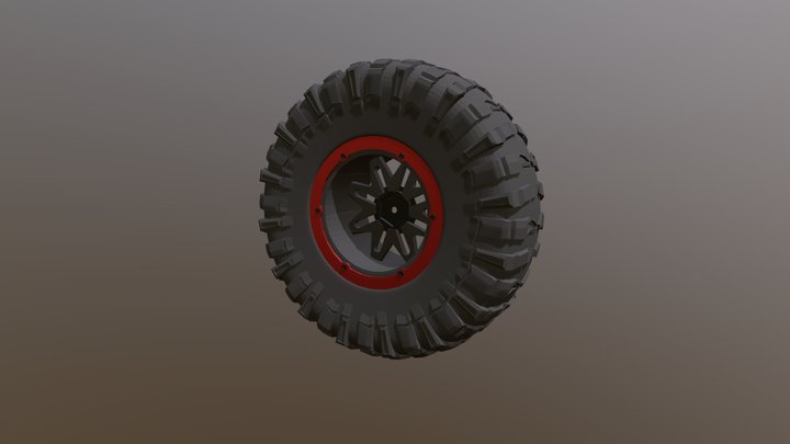 Toy car wheel "offroad" 3D Model