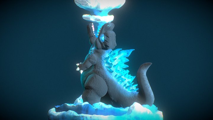 Mini Godzilla 3D Model