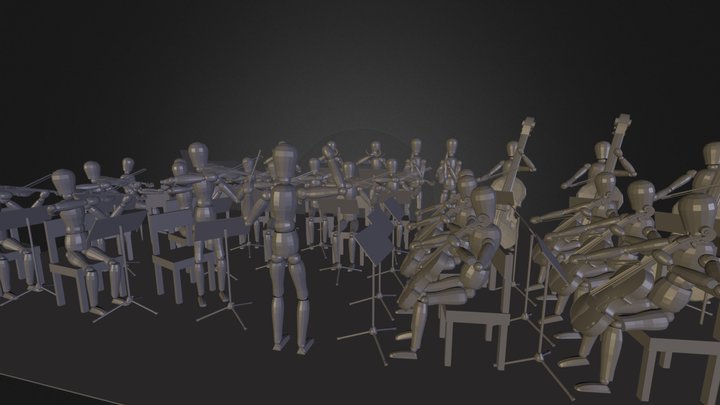 Orquesta 3D Model