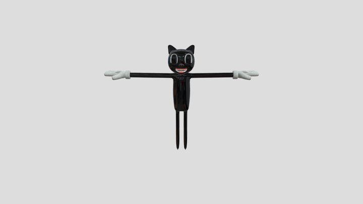Cartoon Cat 3D Model