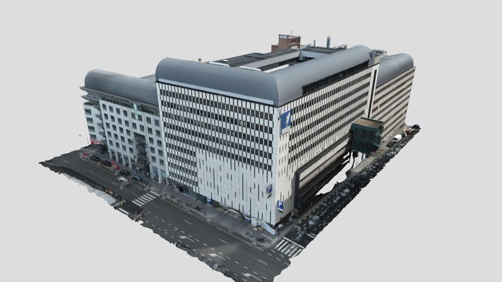 Parking Botanique - Saint-Jean (Bruxelles) 3D Model