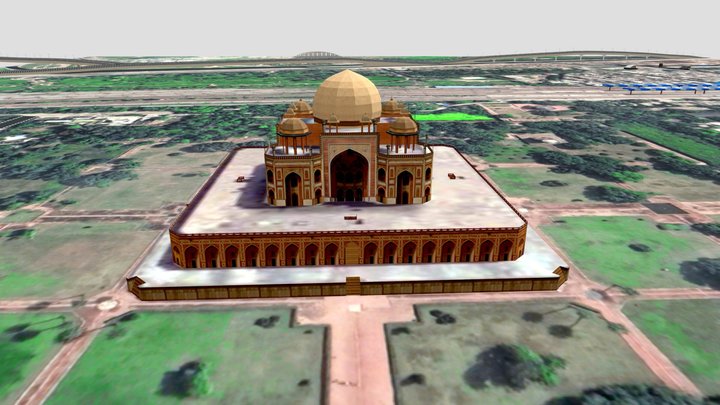 Humayuns_Tomb (1) 3D Model