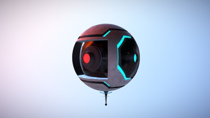 Epic Game Jam Drone 3D Model