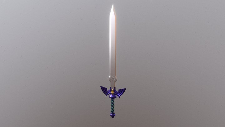 Legend Of Zelda Master Sword 3D Model