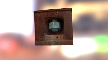 hydroelectric turbine retention nut 3D Model