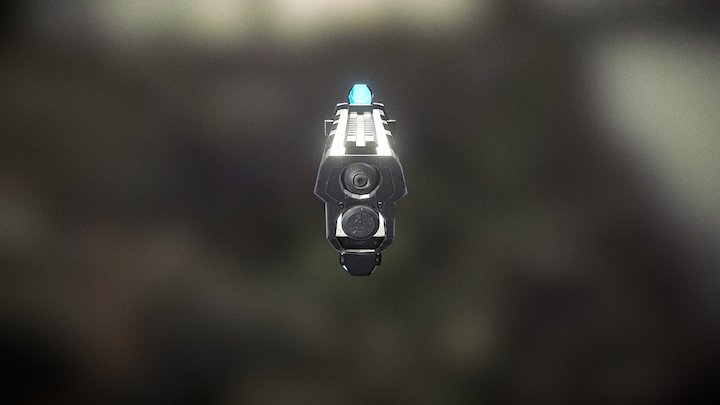 Meta - pistol (Sci-Fi) Model 3D Model