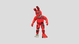 Withered Bonniethe Bunny - Download Free 3D model by 🍕 | Swizzie's | 🍕 ...