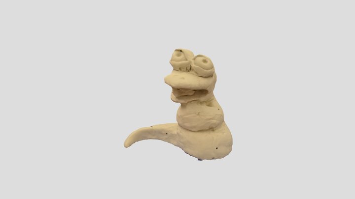 clay snake 3D Model