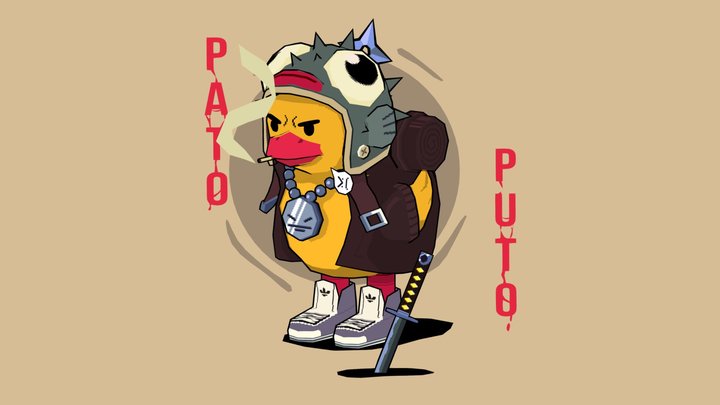 Pato Puto! 3D Model