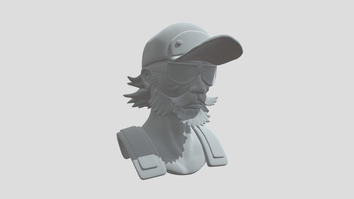 Mechanic Sculpt - Rock D. 3D Model