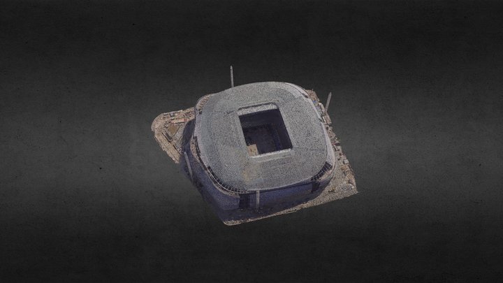 Estadio Santiago Bernabéu, Madrid – Free 3D Model STL