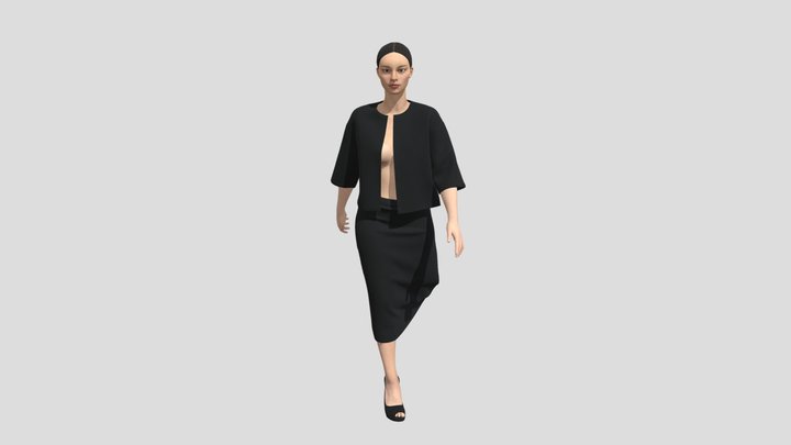 Geometric Noir Sets 3D Model