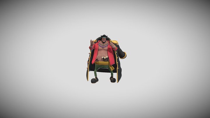 OnePiece - BlackBeard 3D Model