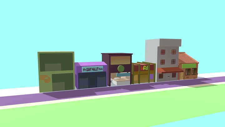 MOSAIC Background 3D Model