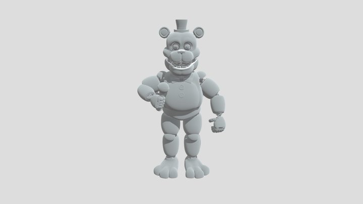 Fredbear minigame 3D Model