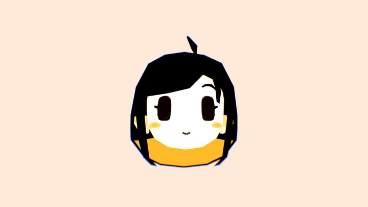 Emi-chan`s head　20251112 3D Model